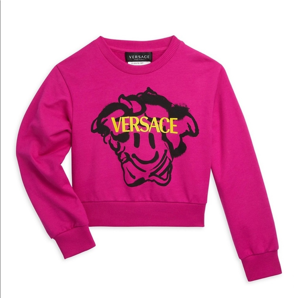 Brand NWT Versace little girls sweat outfit